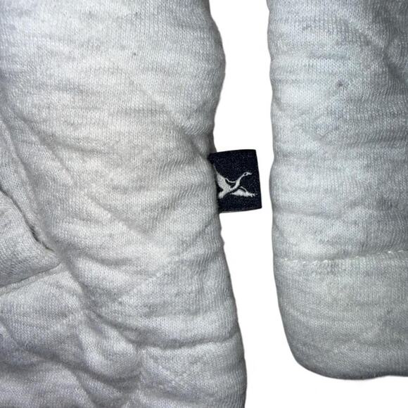 rare vtg eddie bauer quilted quarter zip preppy sporty - Picture 6 of 7